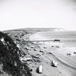 Sandown Bay and Pier from the cliffs with Culver Cliff in the distance