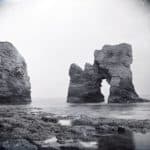 View of that arched rock at Freshwater Bay