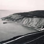 Alum Bay viewed from the downs