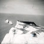 The Needles and Needles Battery viewed from the clifftop