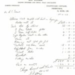 Receipt for J D Young & Sons from 1962