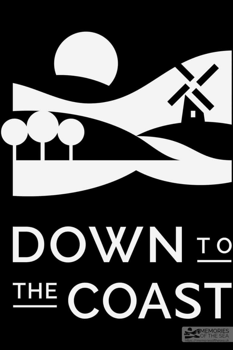 Down to the Coast logo in black and white