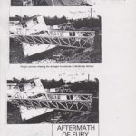 Damaged houseboats after storm - Jan 1978