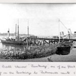 Paddle steamer 'Bembridge' at Bembridge harbour pier c.1880s