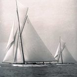 19 metre yachts, Norada in the foregound with Mariquita behind her