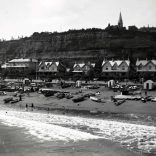 Shanklin beach and Esplanade viewed from the pier