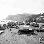 Boats on the beach at Shanklin