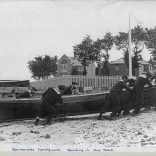 Bembridge Coastguards - hauling up the boat