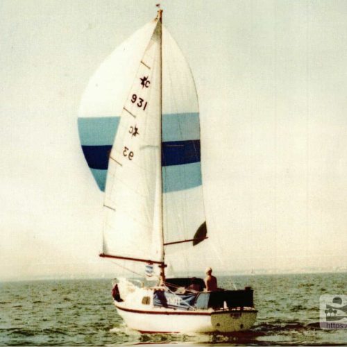 Donald Young yacht on the water