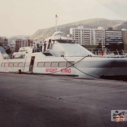 Ex Cowes Express St Agata (Wight King) arrives in Tenerife