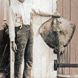 Fisherman with stingray