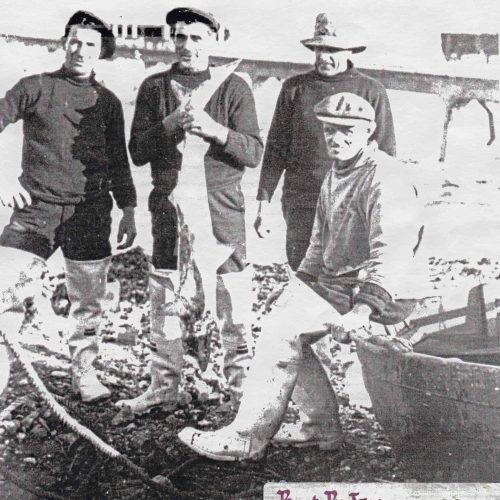 Fishermen - Bert Baker, George and Walter Attrill, and George Smith