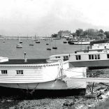 Houseboats on the harbour - 1955