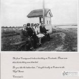 The first Coastguard lookout building at Forelands - 1920s