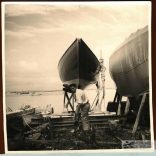 Uffa on the Slipway at Medina Yard